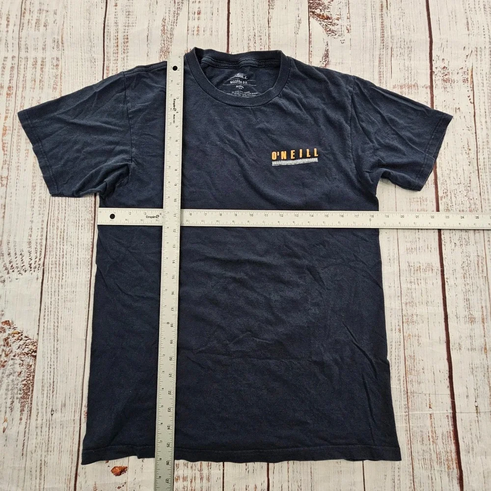O'Neill Ocean Sunset Blue Short Sleeve Modern Fit Cotton T-Shirt Men's M